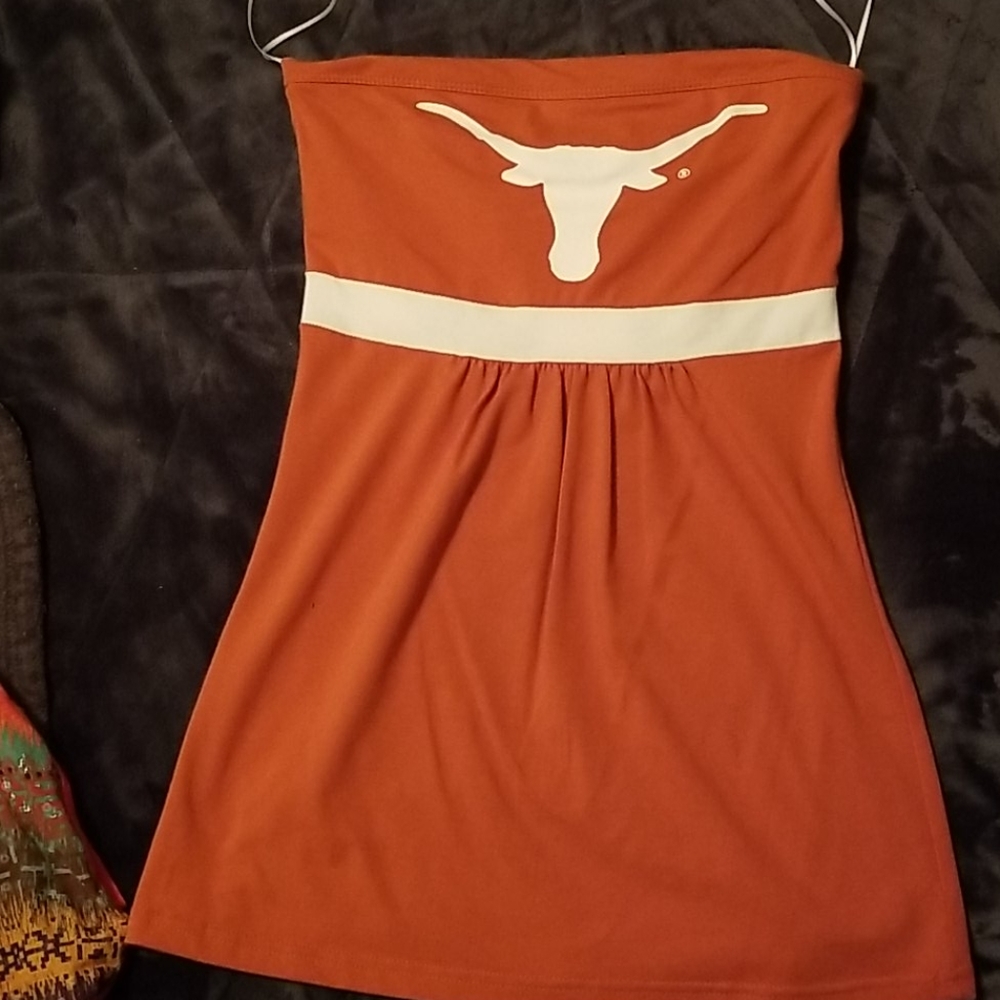 Texas Longhorn tube top